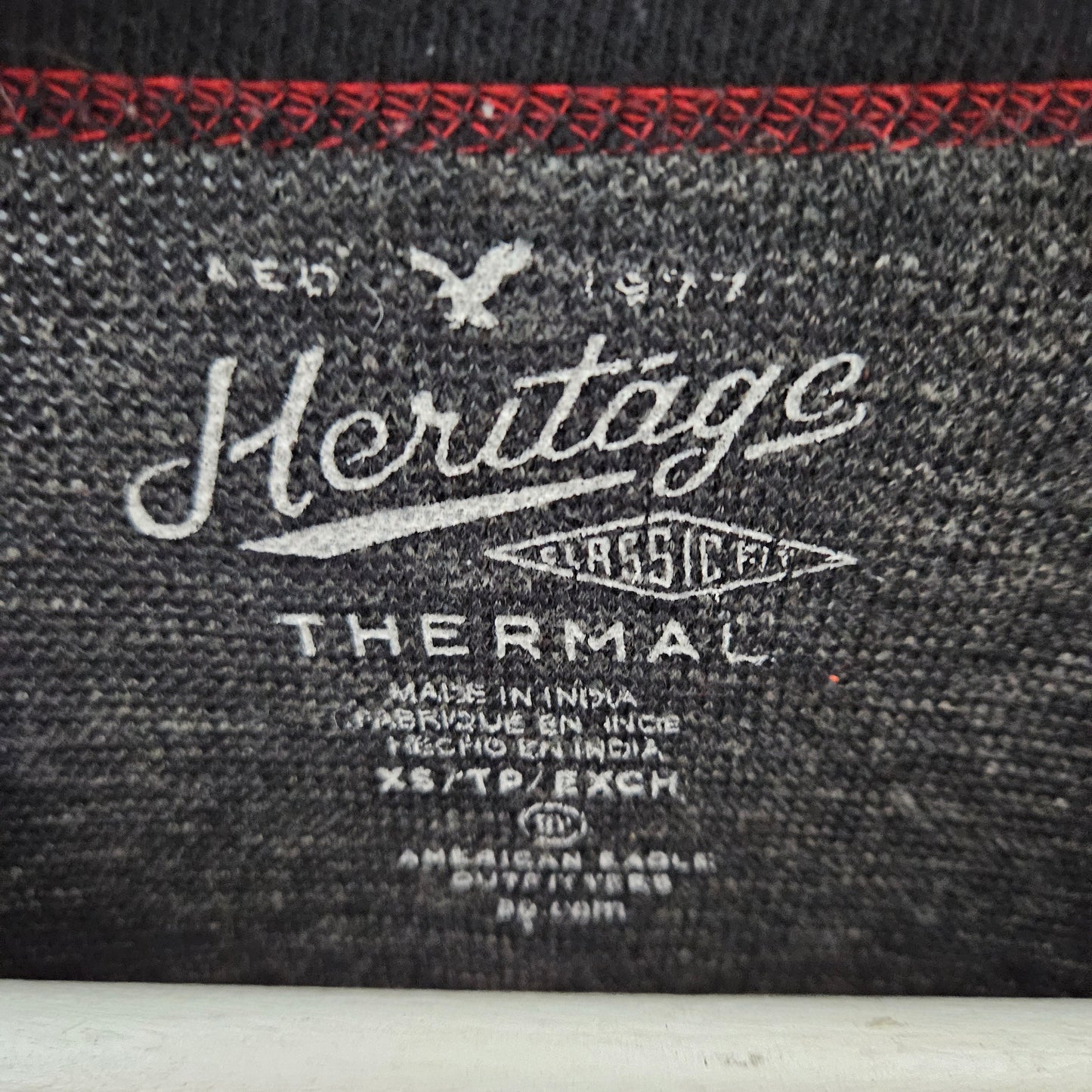 Heritage חולצת גברים אפורה מידה XS‏