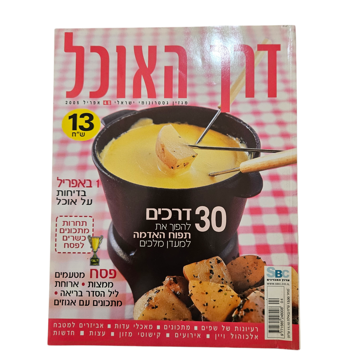 דרך האוכל - גיליון 45 אפריל 2005