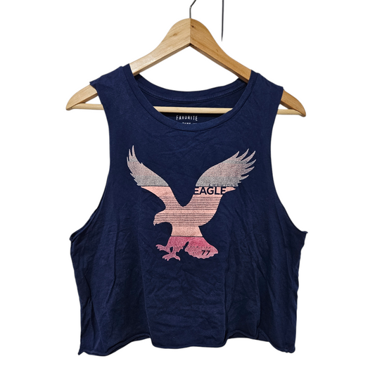 American Eagle גופיה כחולה לאישה מידה S‏